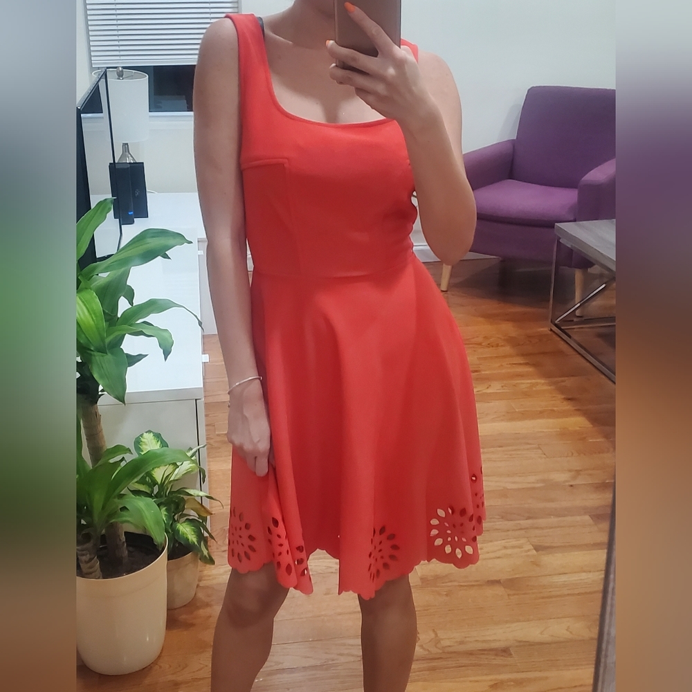 Coral dress